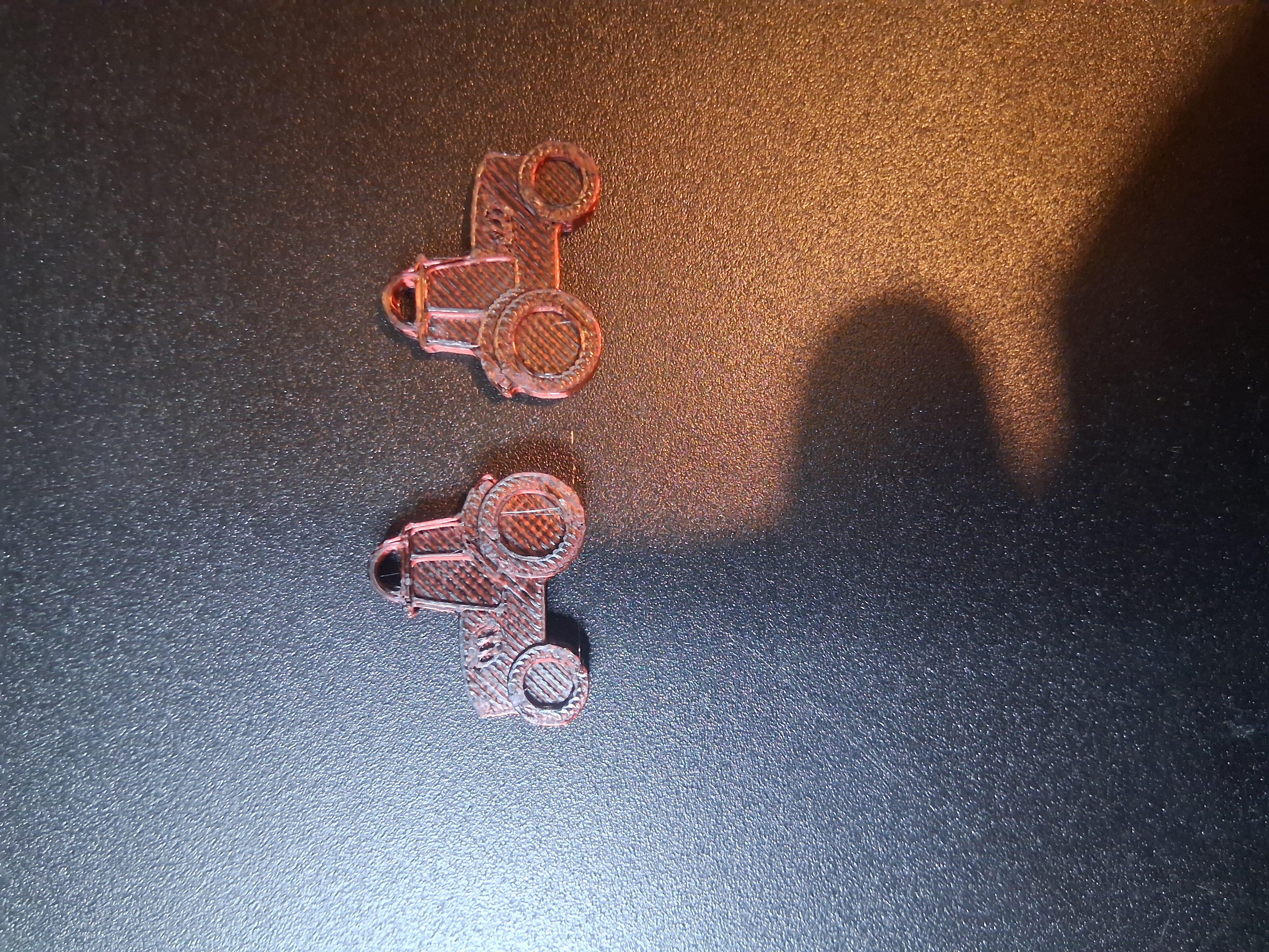 tractor earrings