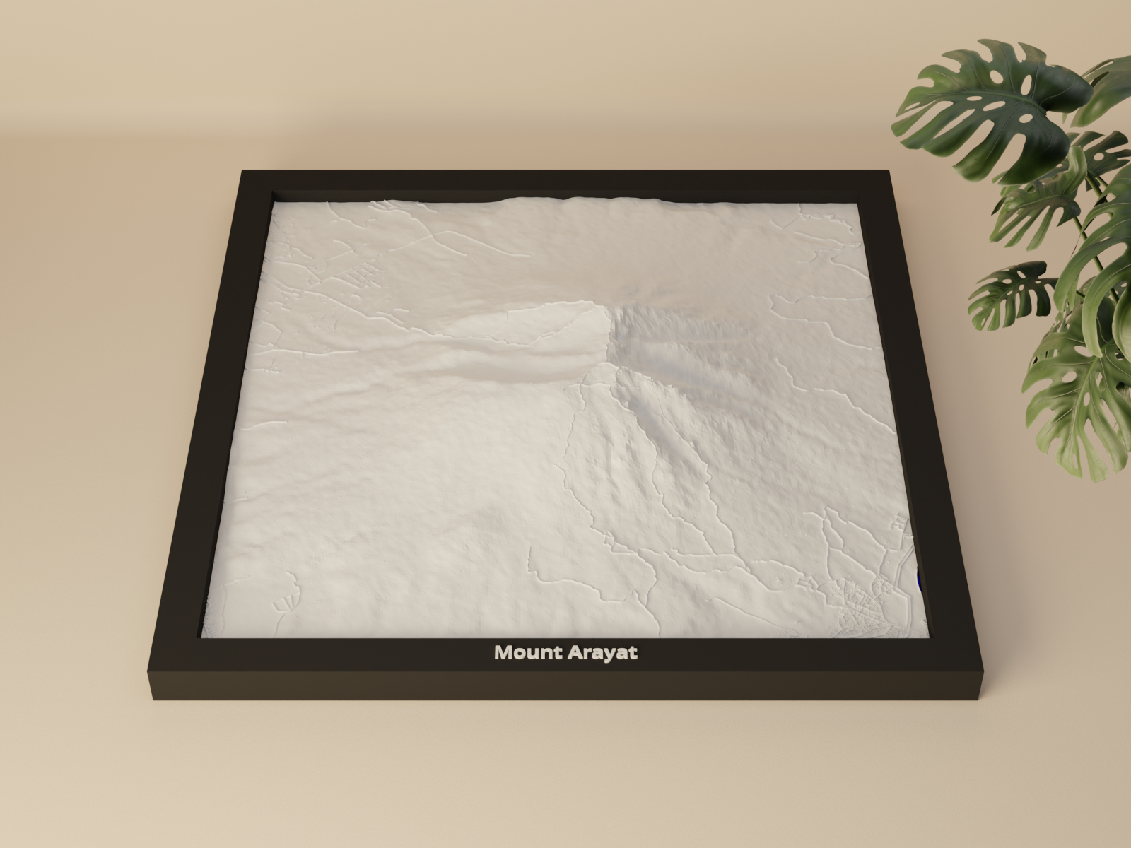 Mount Arayat, Philippines - 3D Miniature