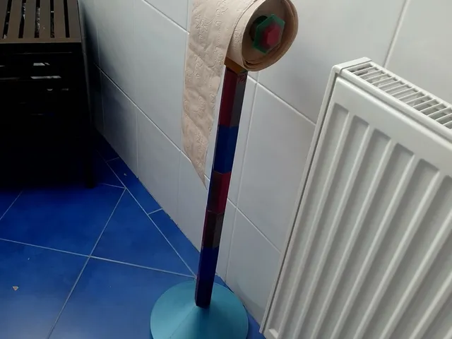 Freestanding Toilet Paper Holder - NO DRILLING!