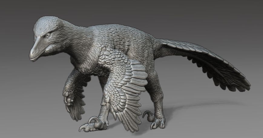 Linheraptor Figurine by DragonArtist15 | Download free STL model ...