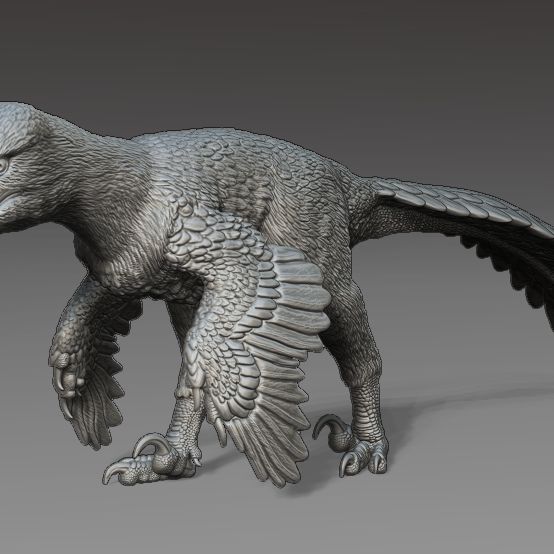 Linheraptor Figurine by DragonArtist15 | Download free STL model ...
