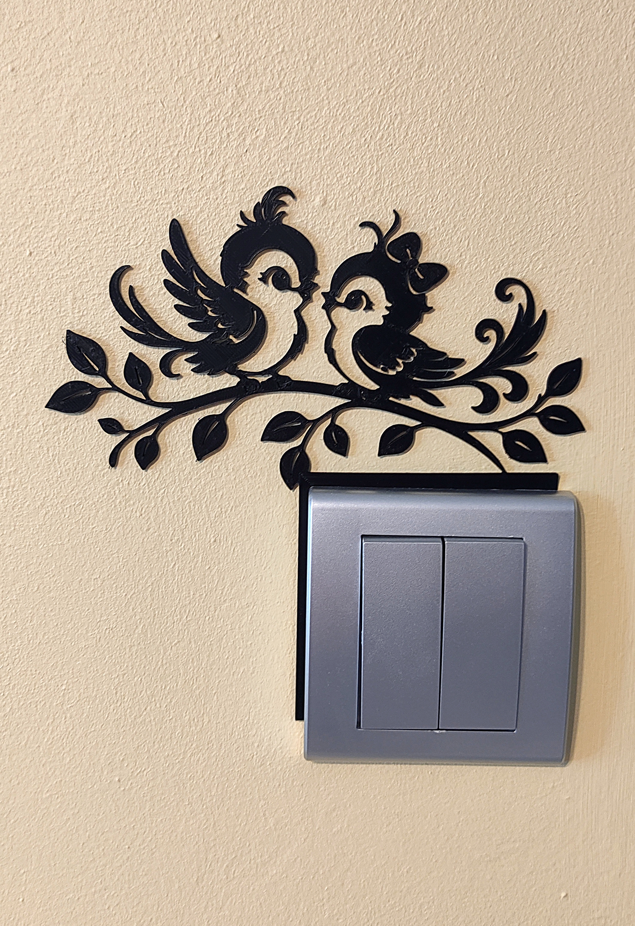 Miniatura 4 do modelo 3D Light Switch Decoration – Bird 3