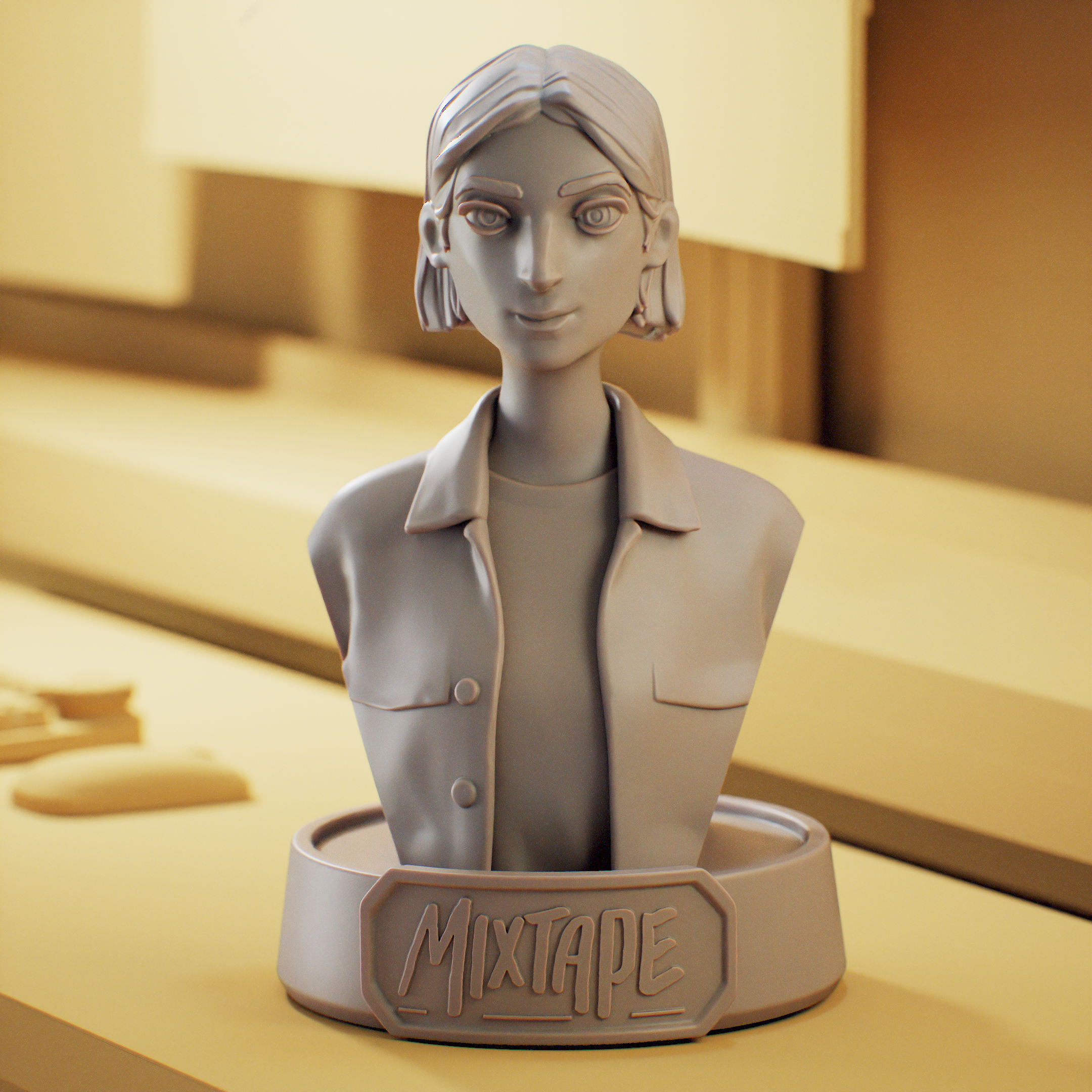 Stacey Bust from Mixtape video game - Stacey de Mixtape