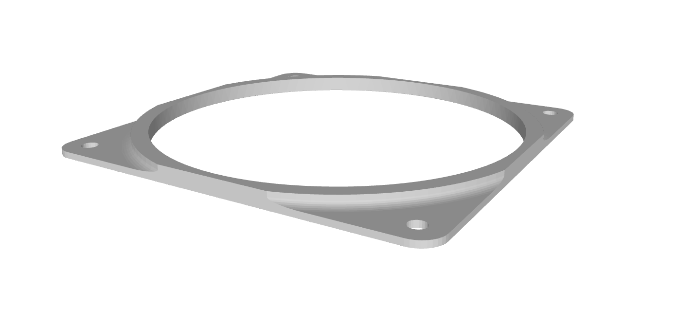 5mm 120mm fan duct for t30