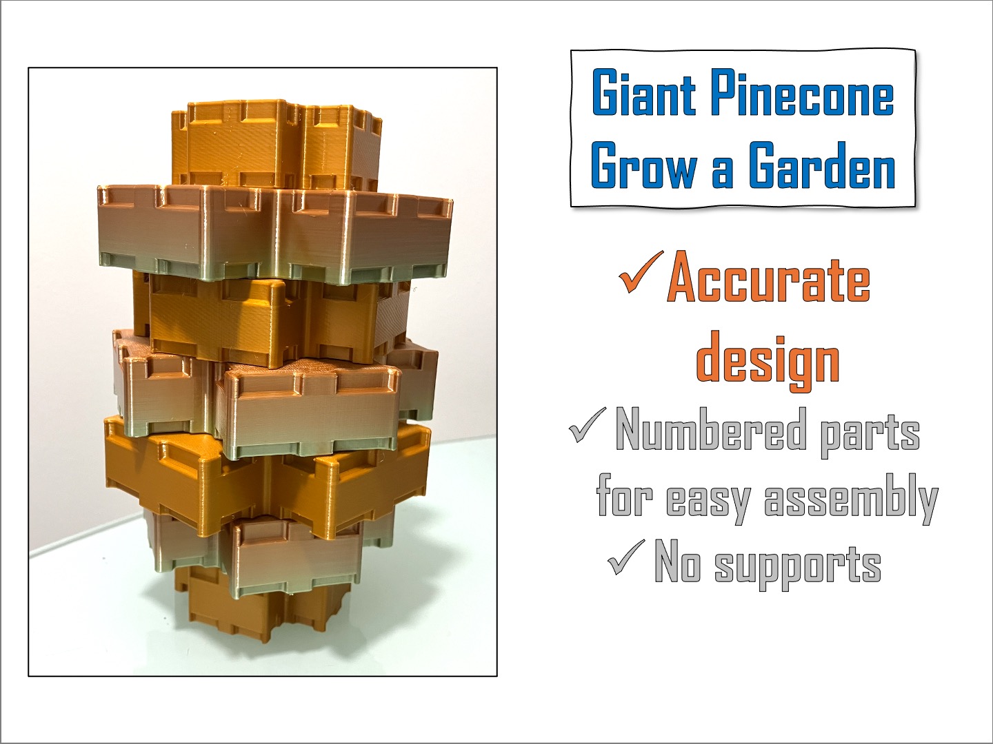 Giant Pinecone - Grow a Garden