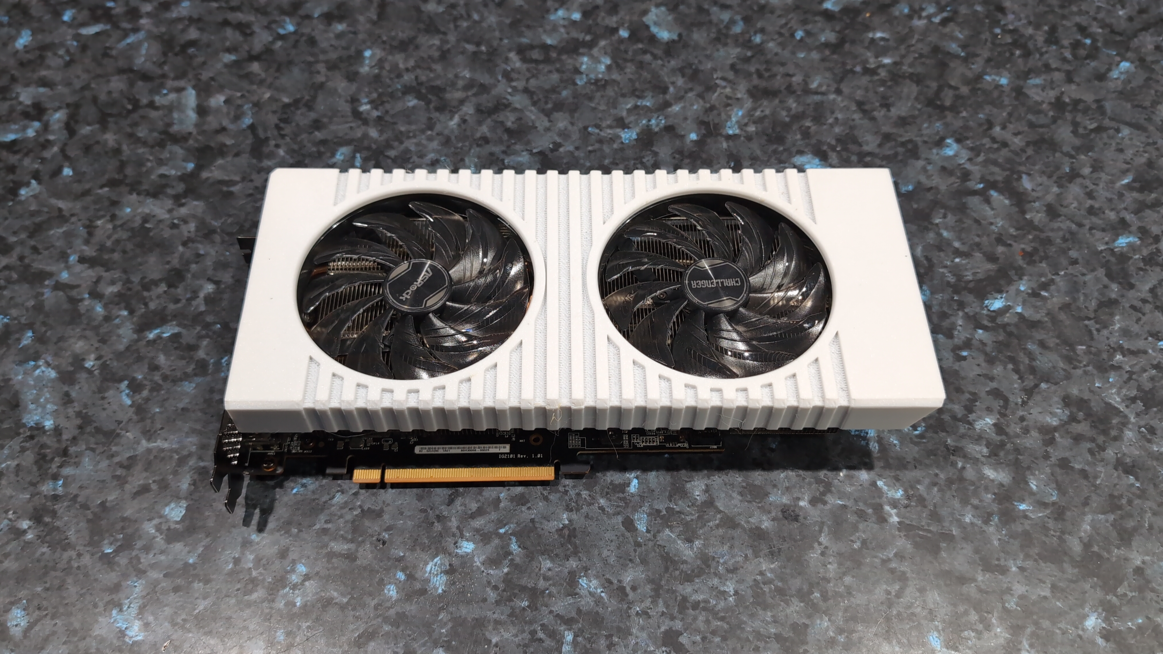 NexGen3D: Asrock Intel Arc A770 Whiteout Shroud for the HYTE Y70