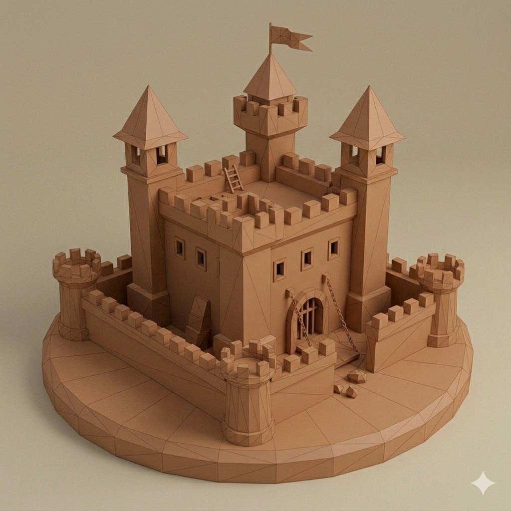 Low Poly Toy Castle