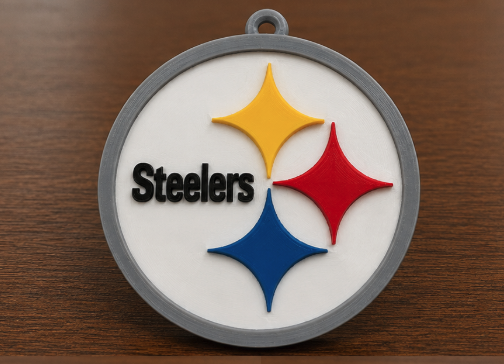 Pittsburg Steelers Oversized 3D Fan Logo Pendant