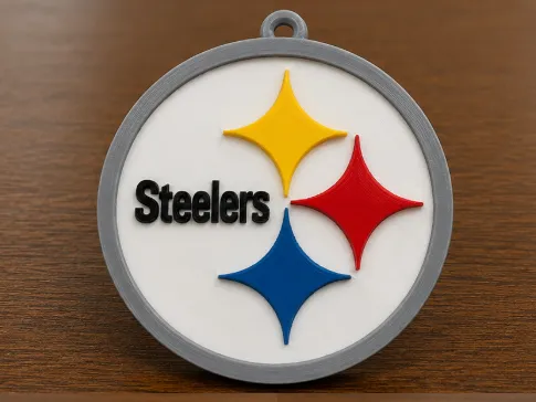Pittsburg Steelers Oversized 3D Fan Logo Pendant