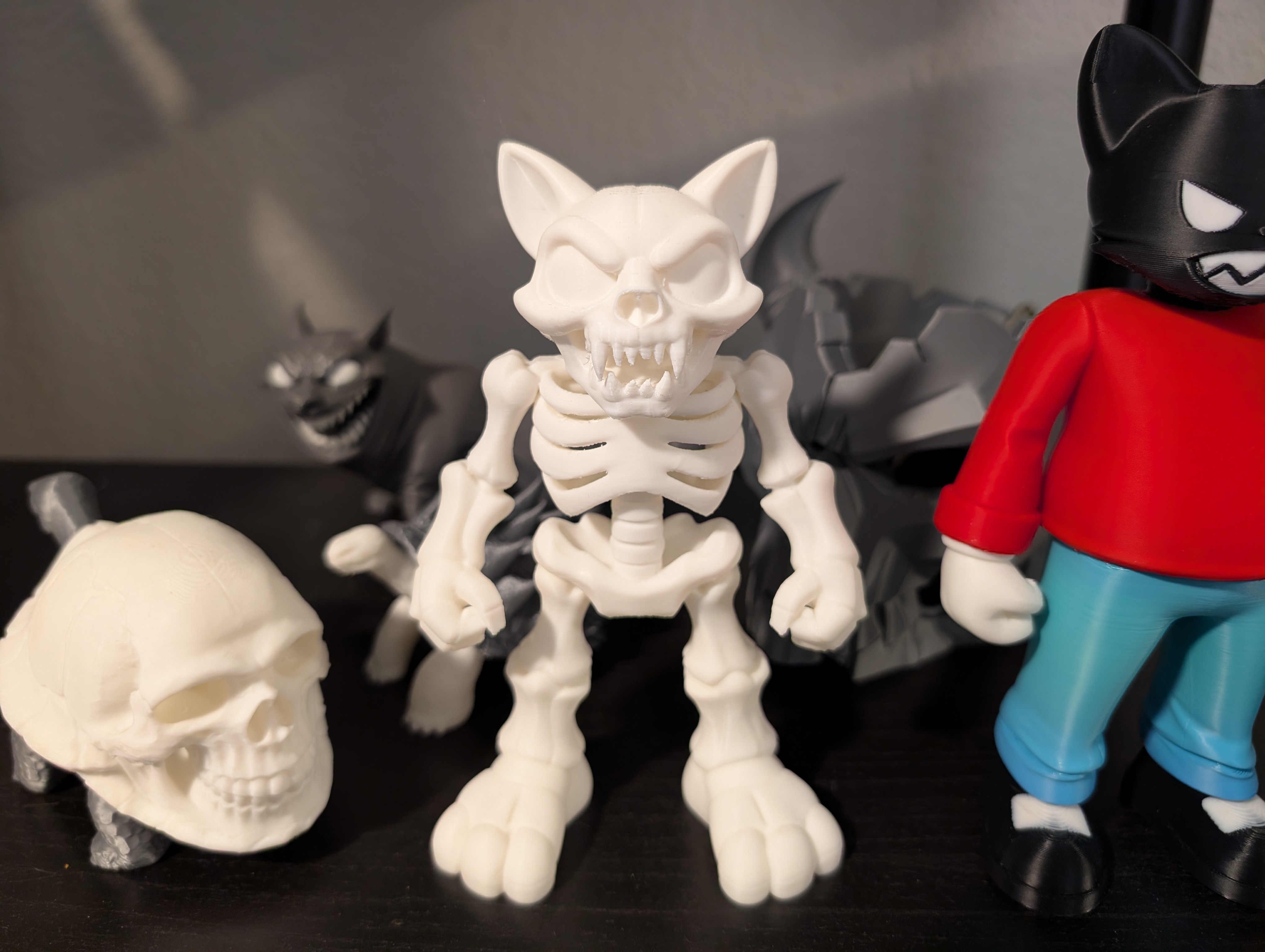 Skullcat – Cartoon Skeleton Cat