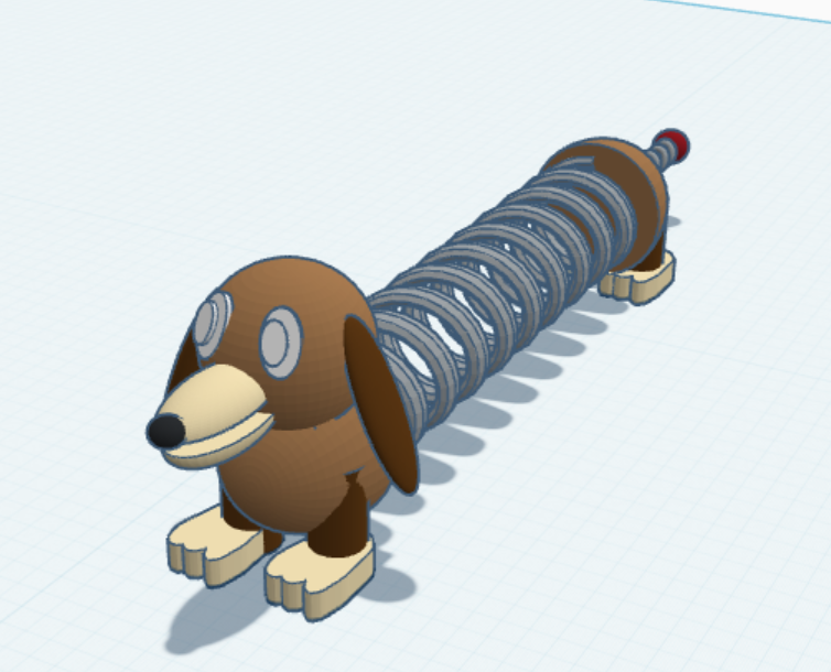 Slinky dog figurine