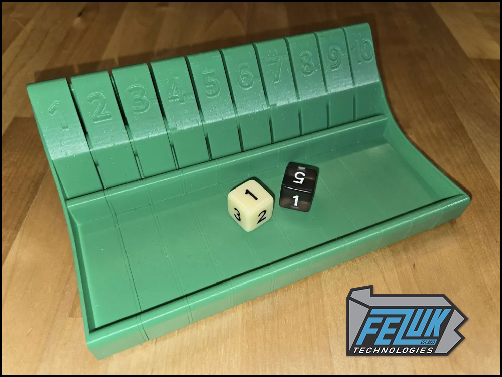 Shut the Box! – Modular 3D Printable Pub Game