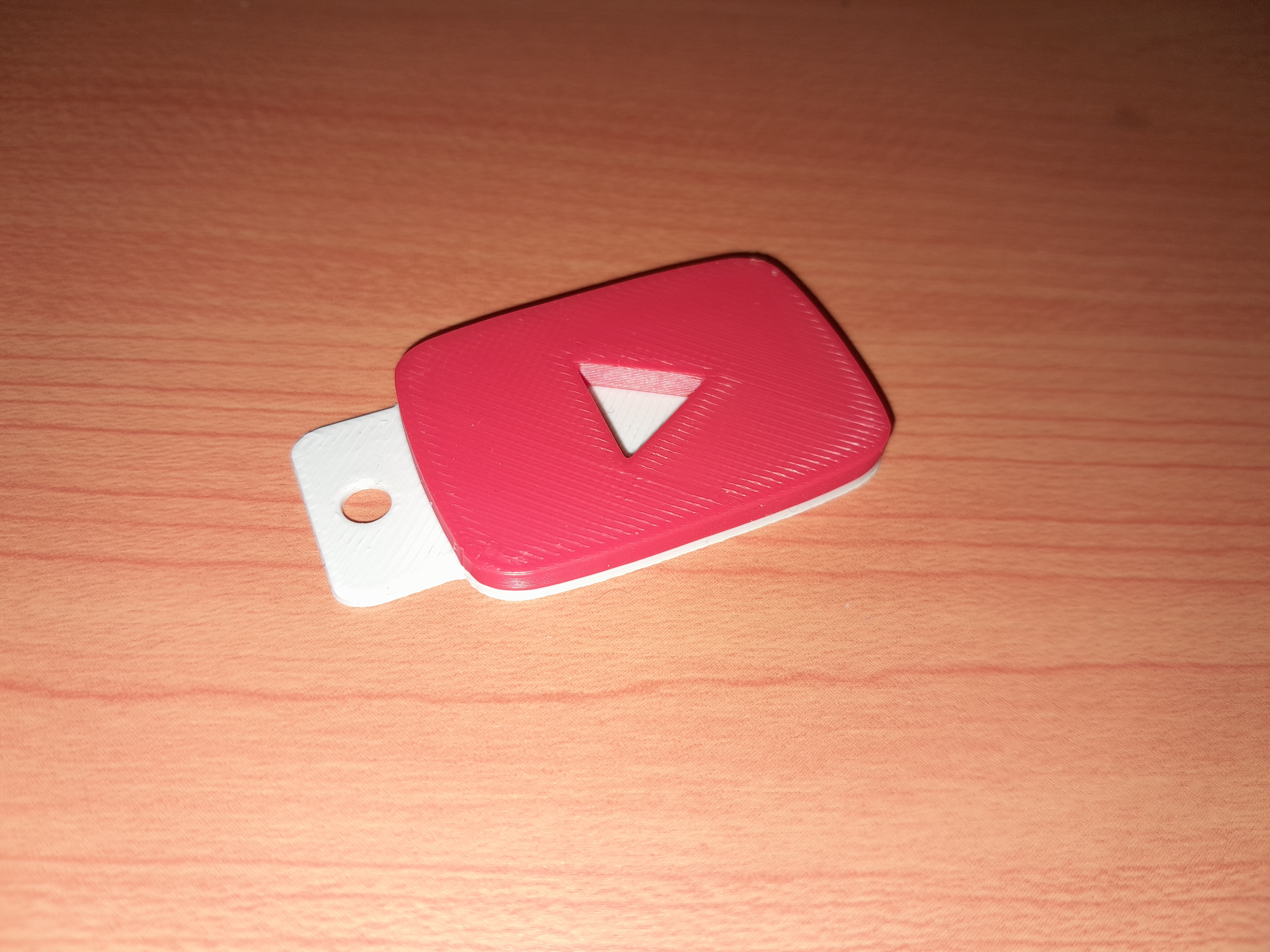 Youtube Logo Keychain