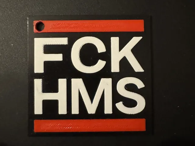 FCK HMS Keychain