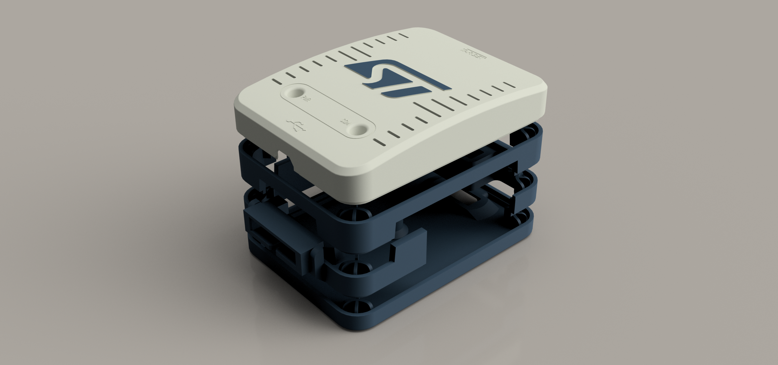 STLINK-V3SET Spacer Plate With Pin Protector and 2mm Shrouded header