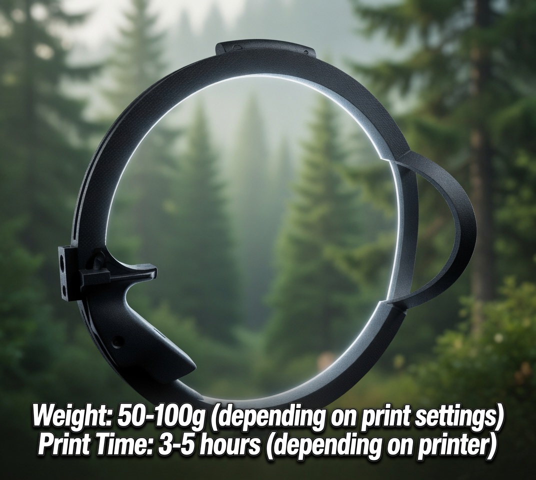 Archery - 3D Printed Circular Bow – Pistol Grip