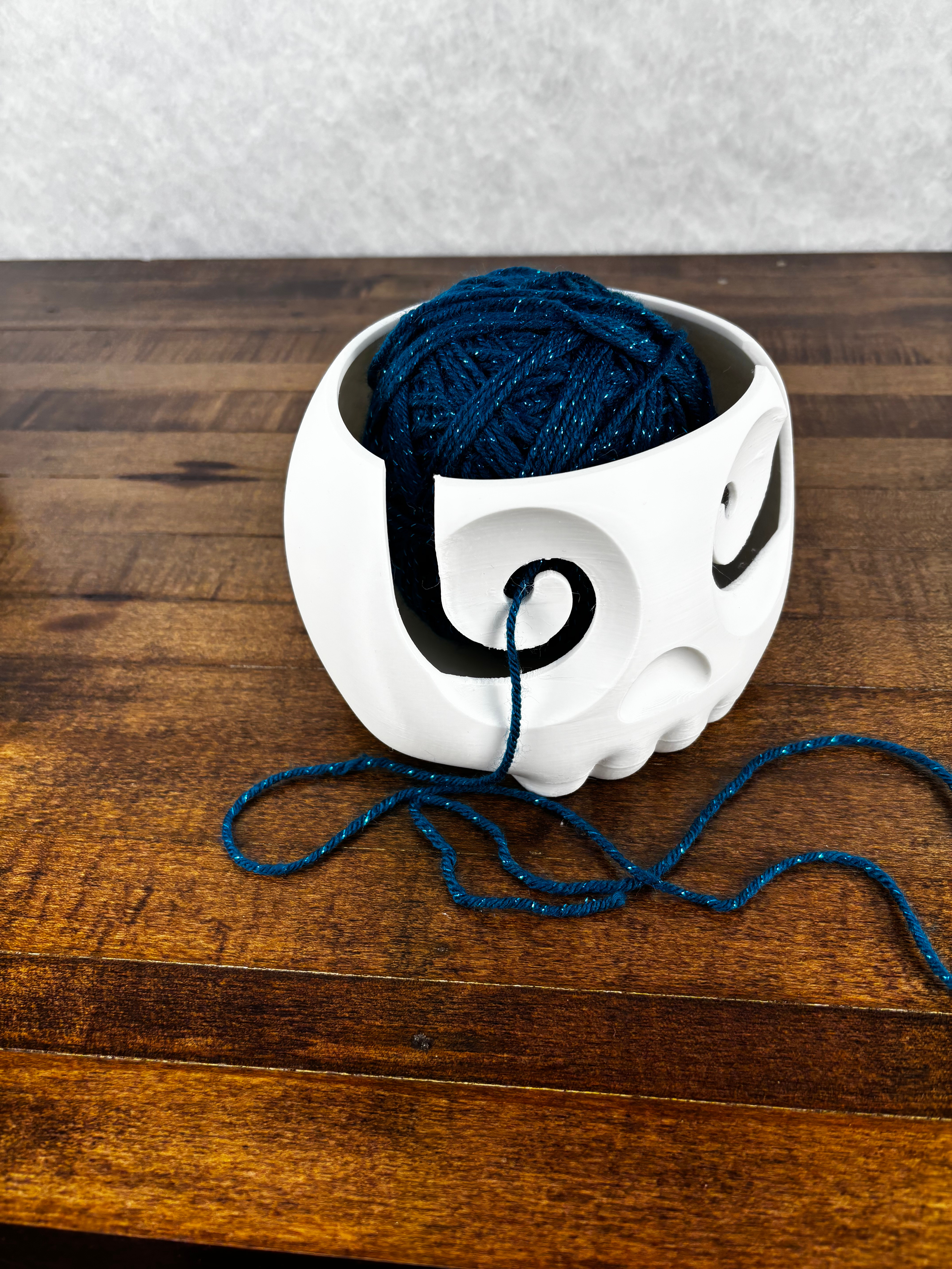 Skull Knitting Bowl