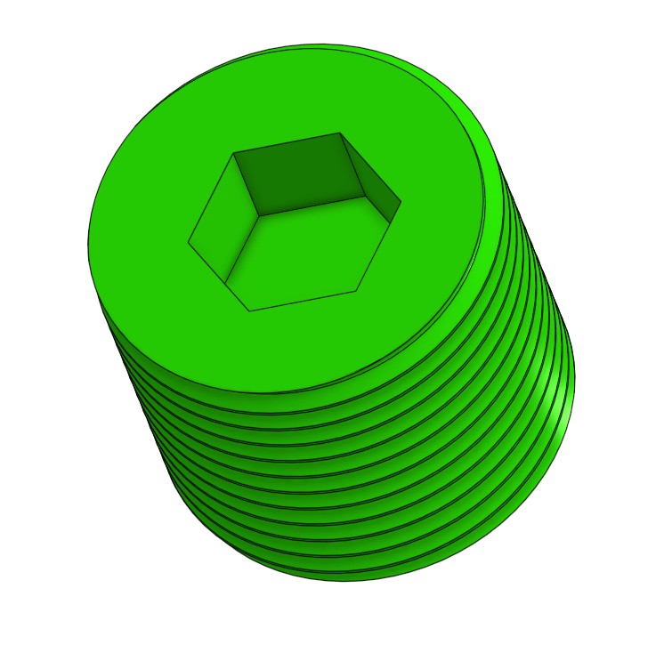Pedal end cap - M14x1 - Inbus 6mm
