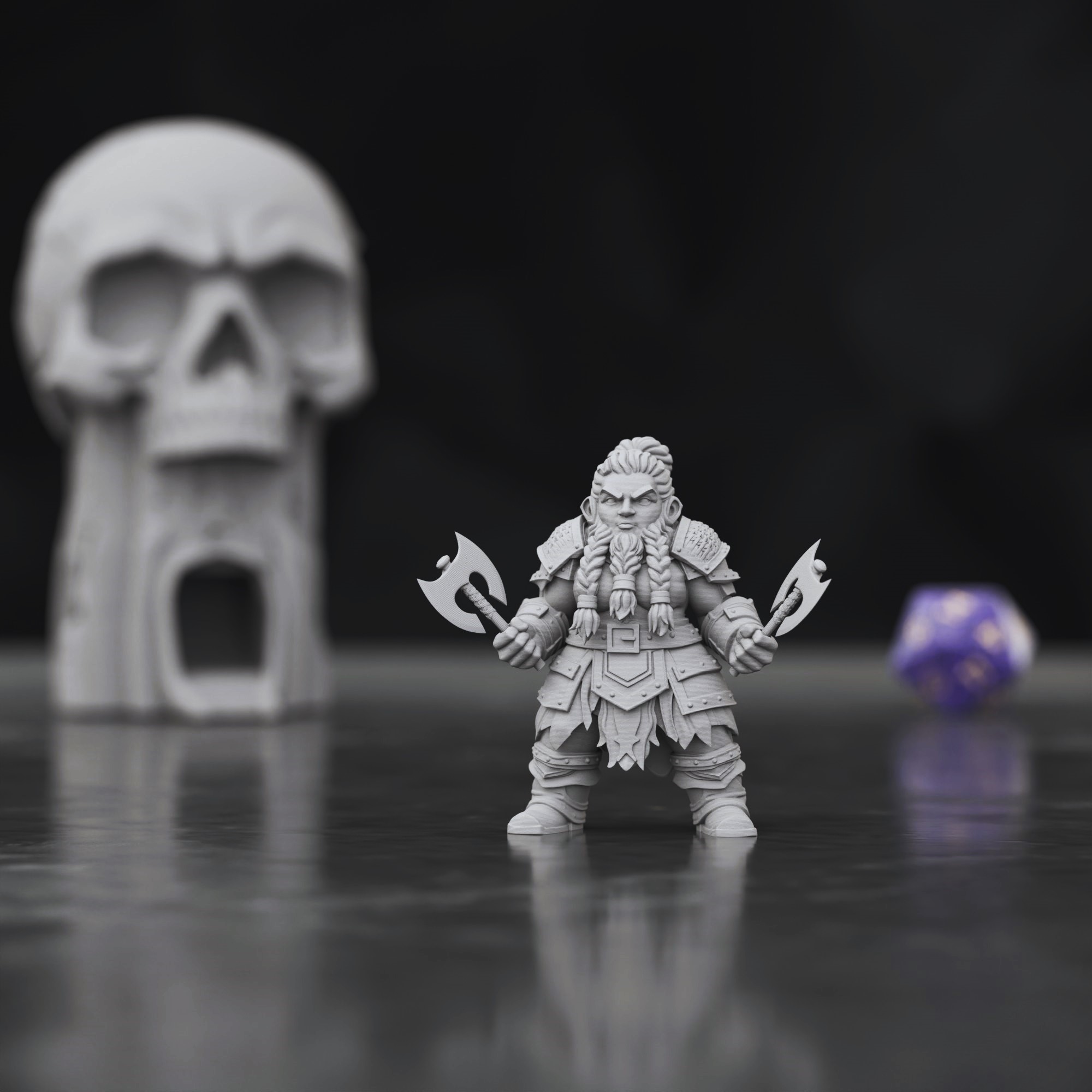 The Female Dwarf Warrior - DnD Tavern