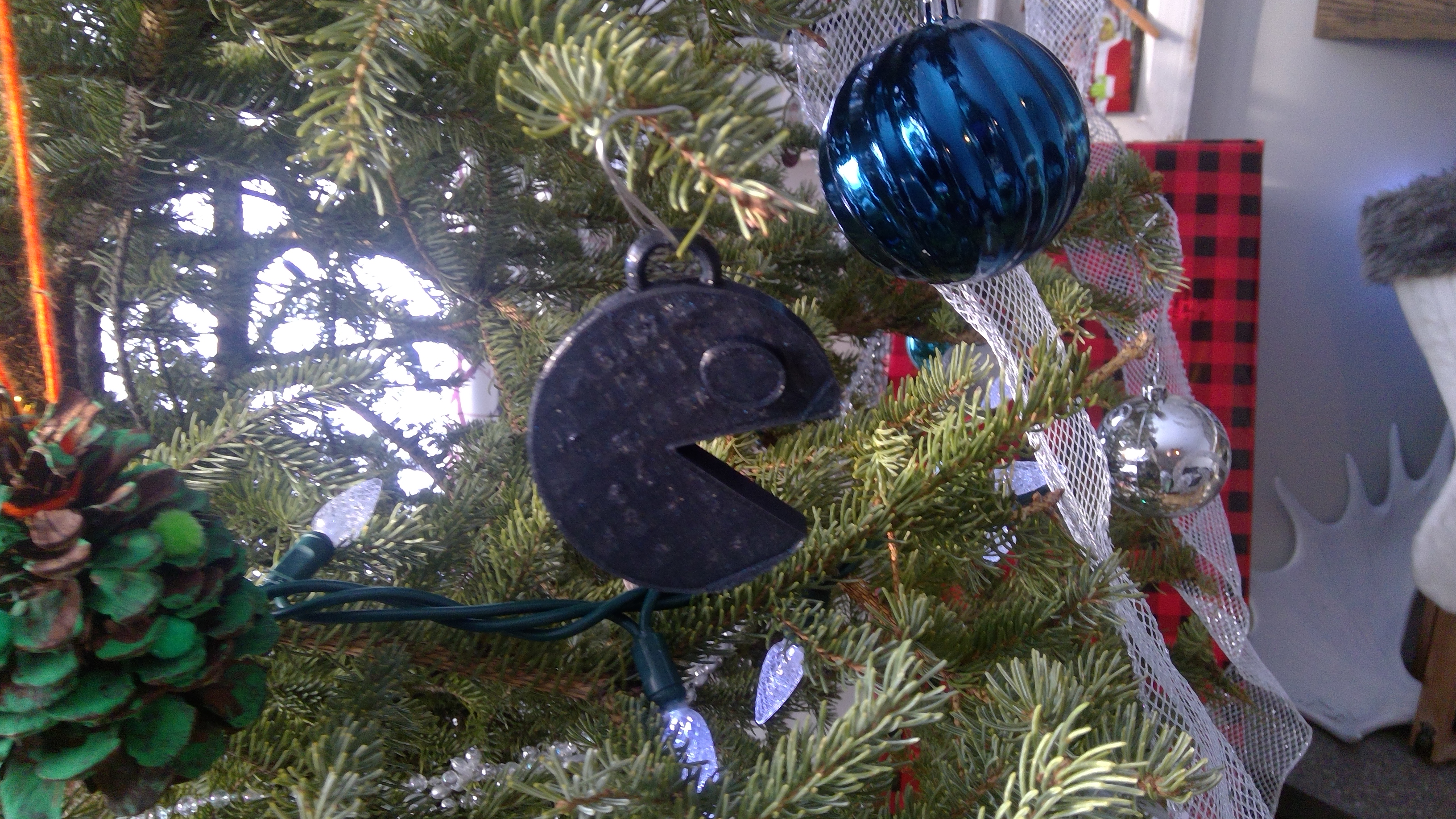 packman tree ornament