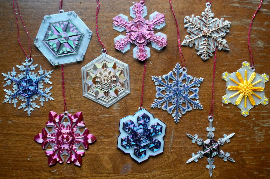 Bentely's Snowflake Ornaments 3D model by Bethany Weeks