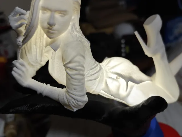 A girl in the hand