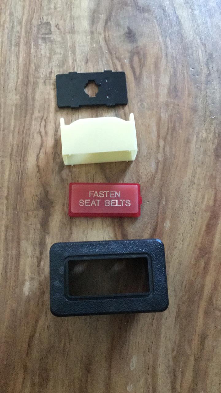 Datsun 280z S30 Center Console Seat Belt light Cover