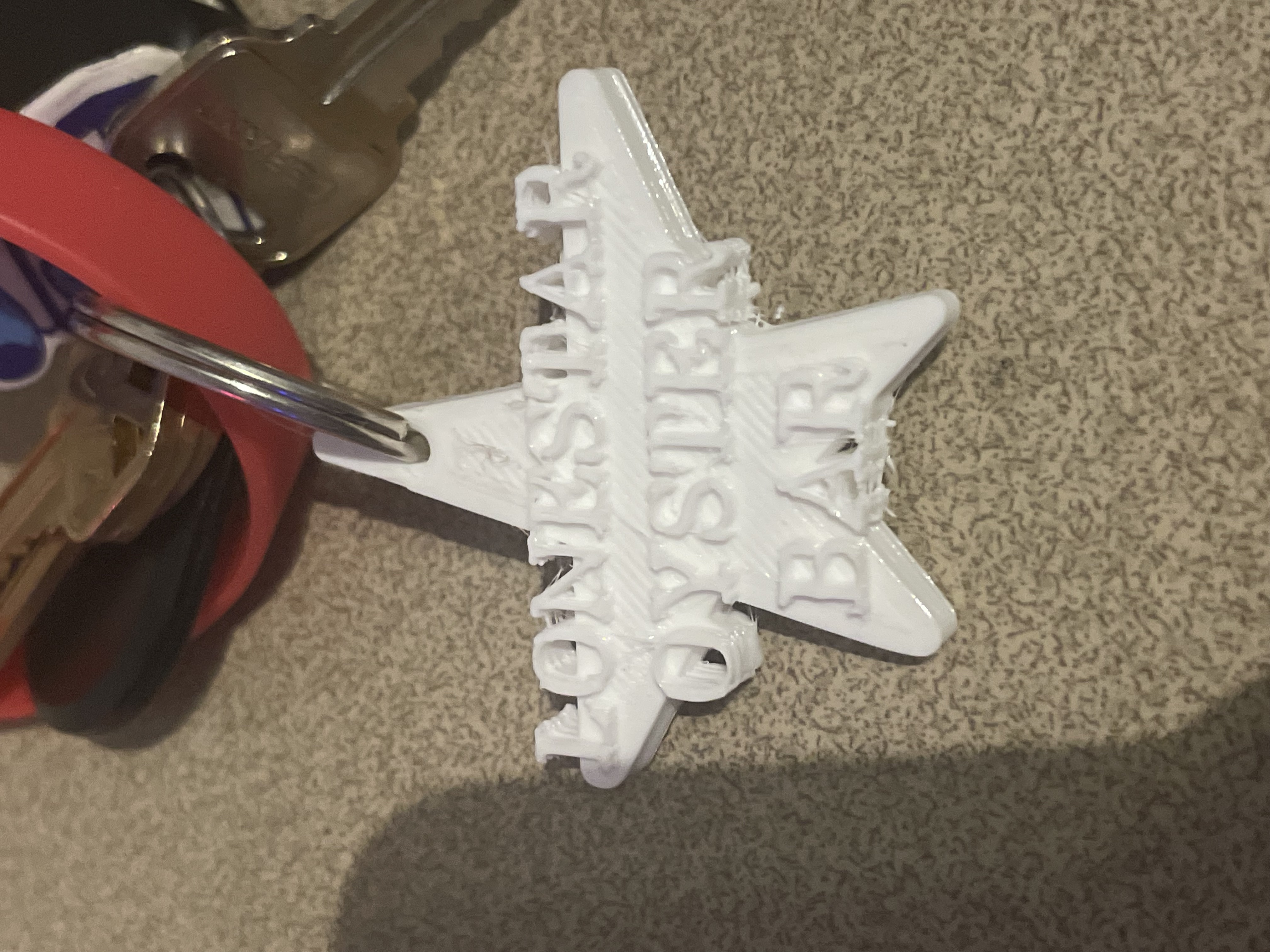 O bar ornament/ key chain