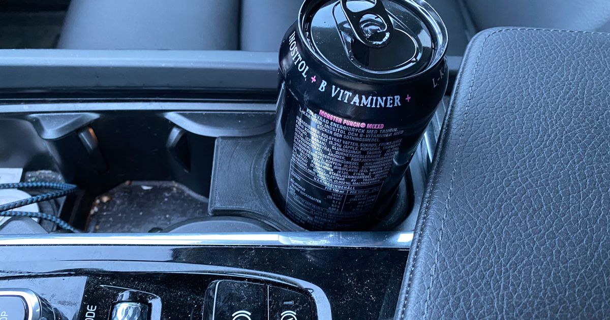 Cup holder for Volvo XC60 by Looxoor Download free STL model