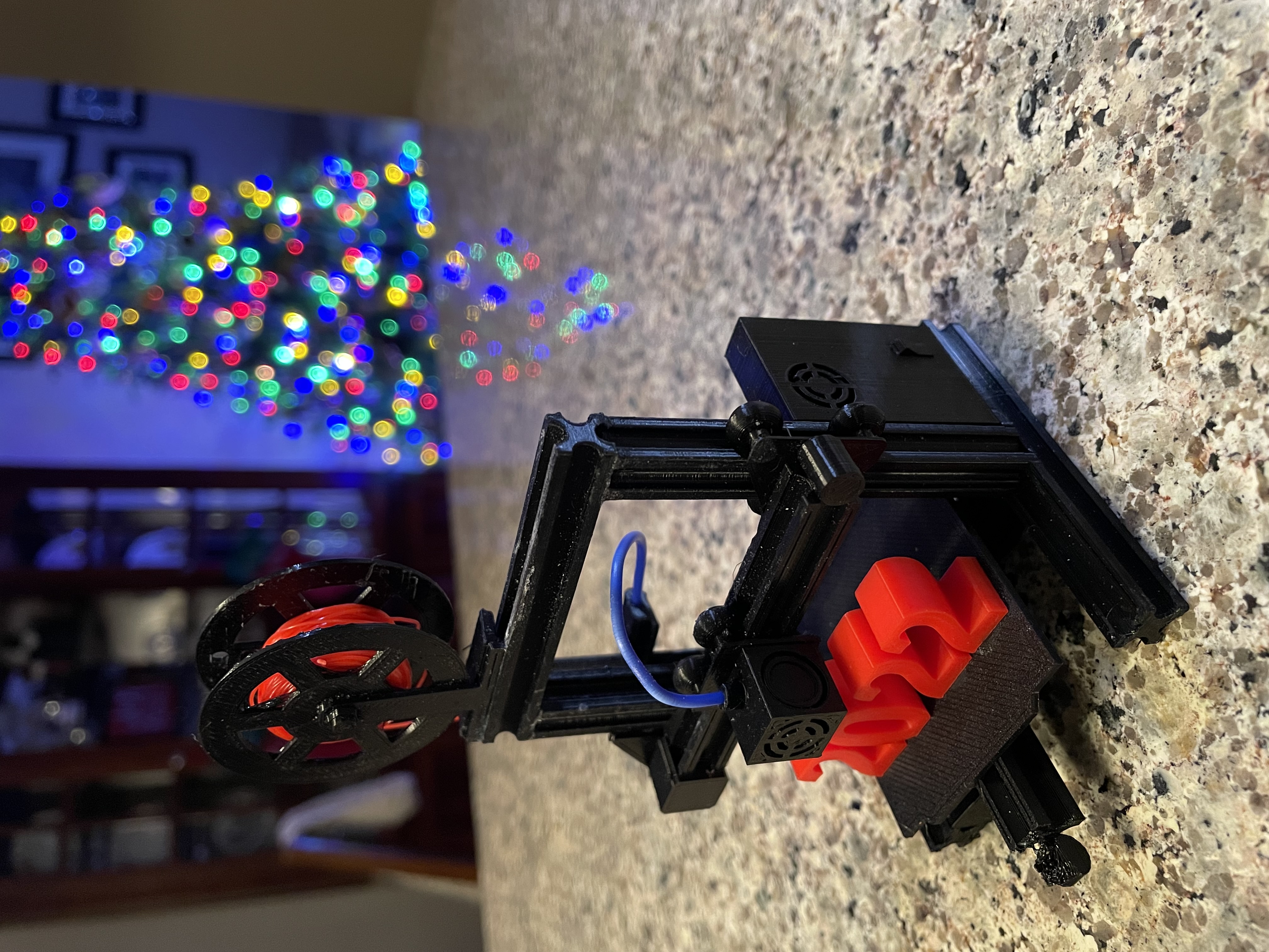 Miniatura 3 do modelo 3D Mini printer decoration for tree
