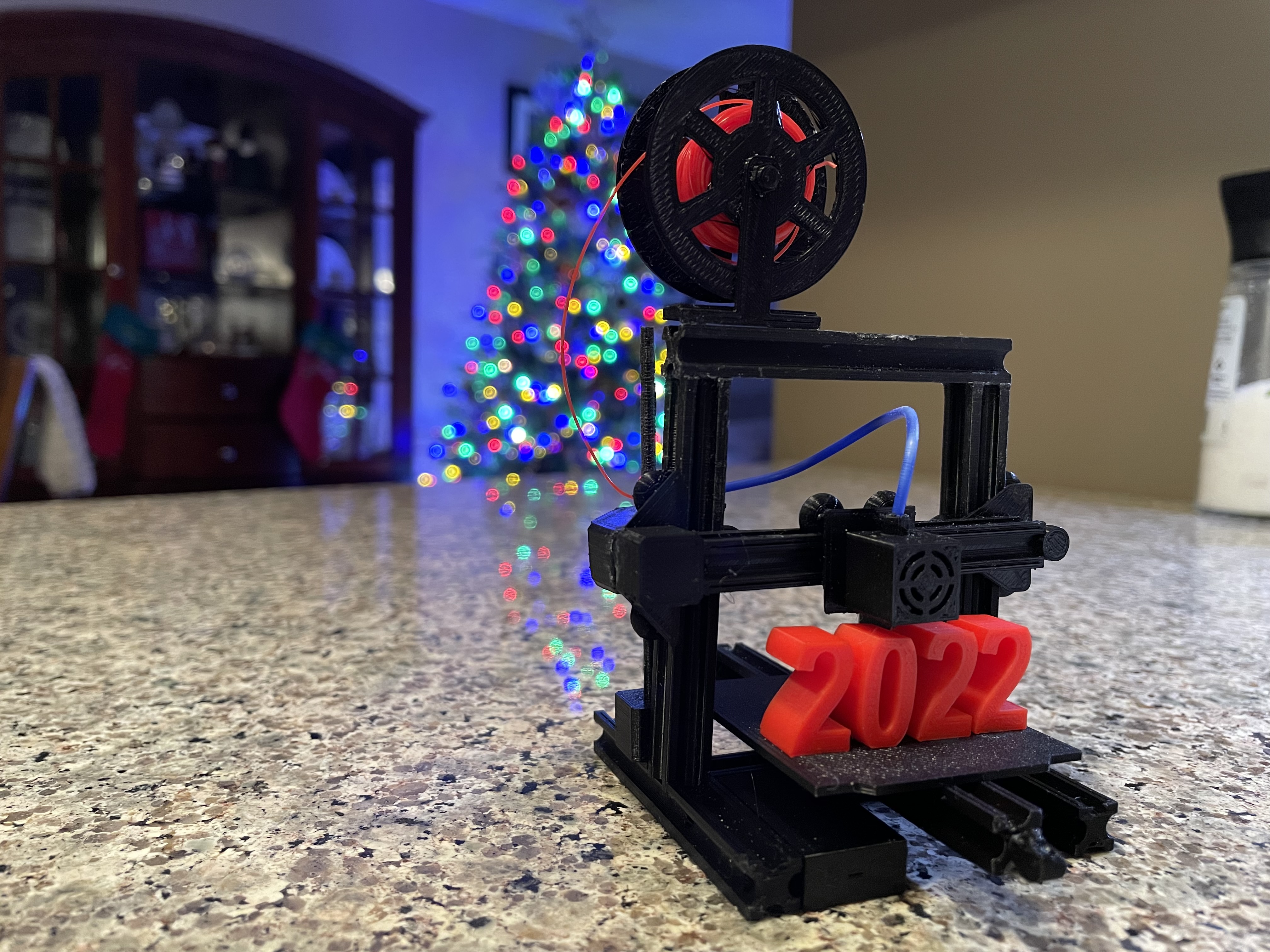 Miniatura 4 do modelo 3D Mini printer decoration for tree