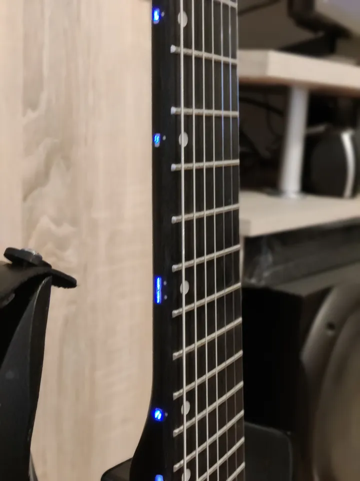 FRX style electric guitar, 7 string multiscale RedRaven4 by