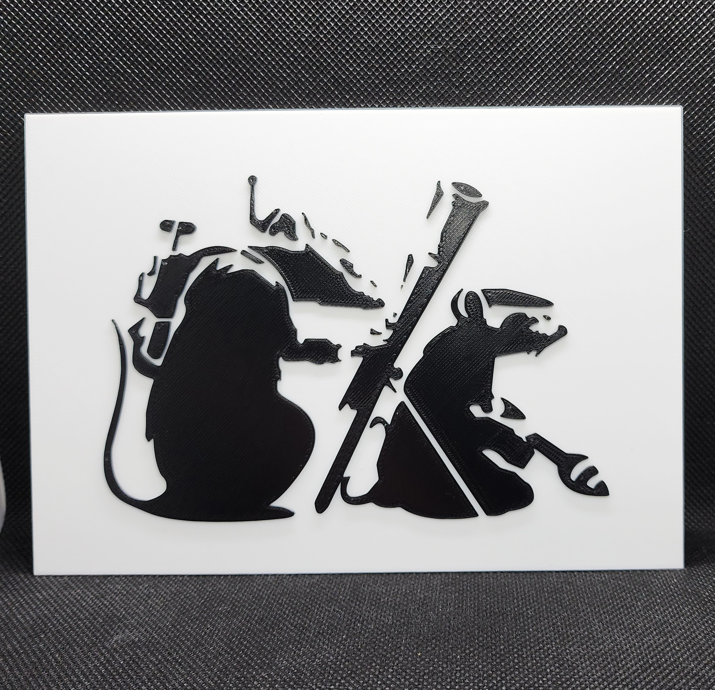 Banksy's Terrorats - 2 Color w/filament change (1 at a time)
