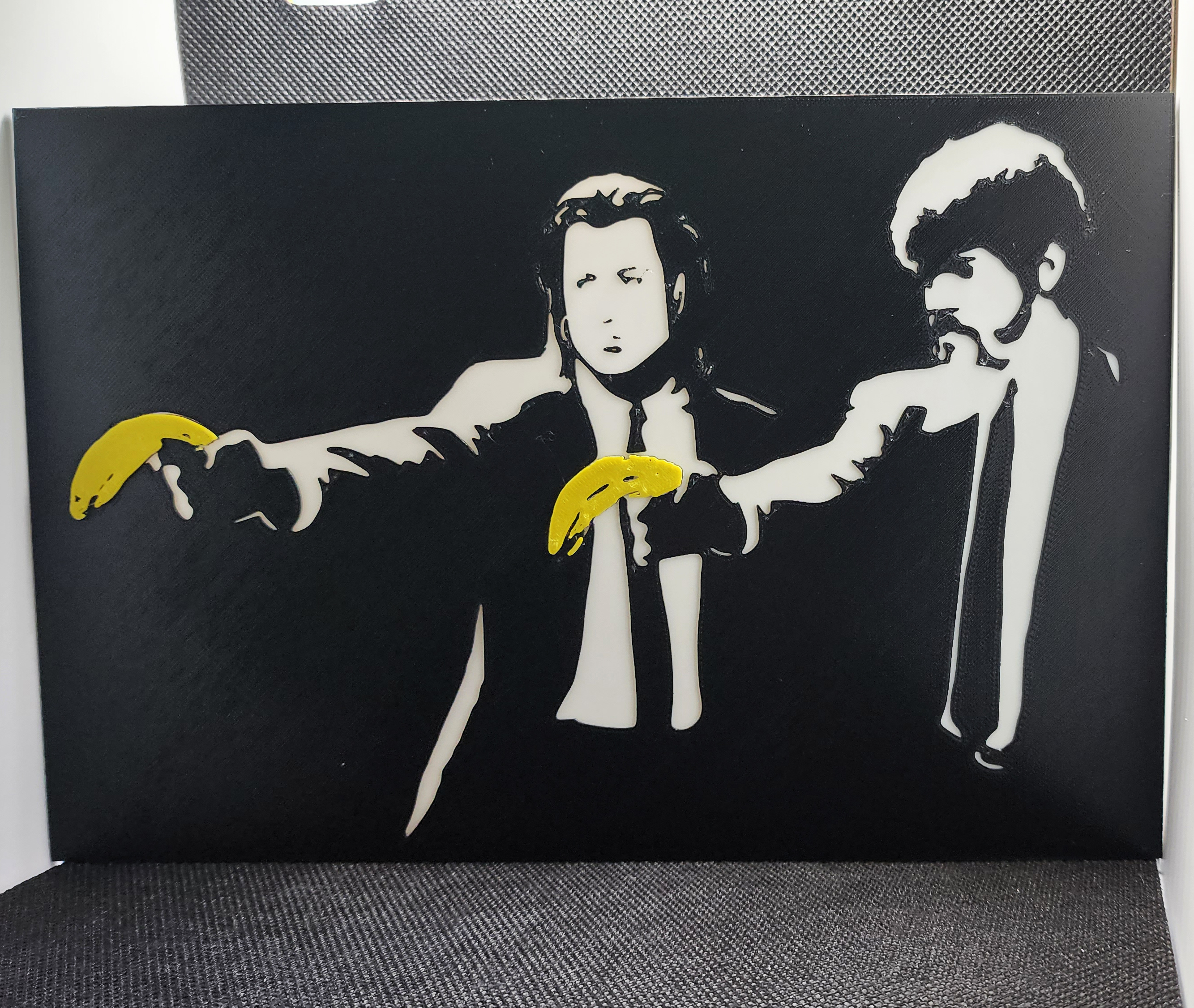 Banksy's Pulp Fiction - 3 Color w/filament changes (1 at a time)