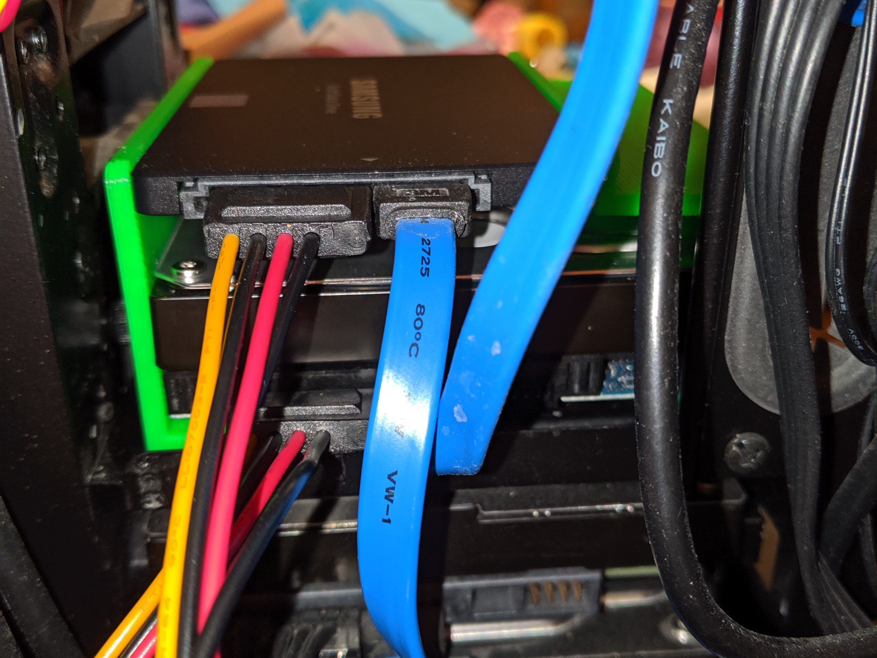 Stacked Hard Drive Mount 2.5 Solid State and 3.5 by meie1kyl Download