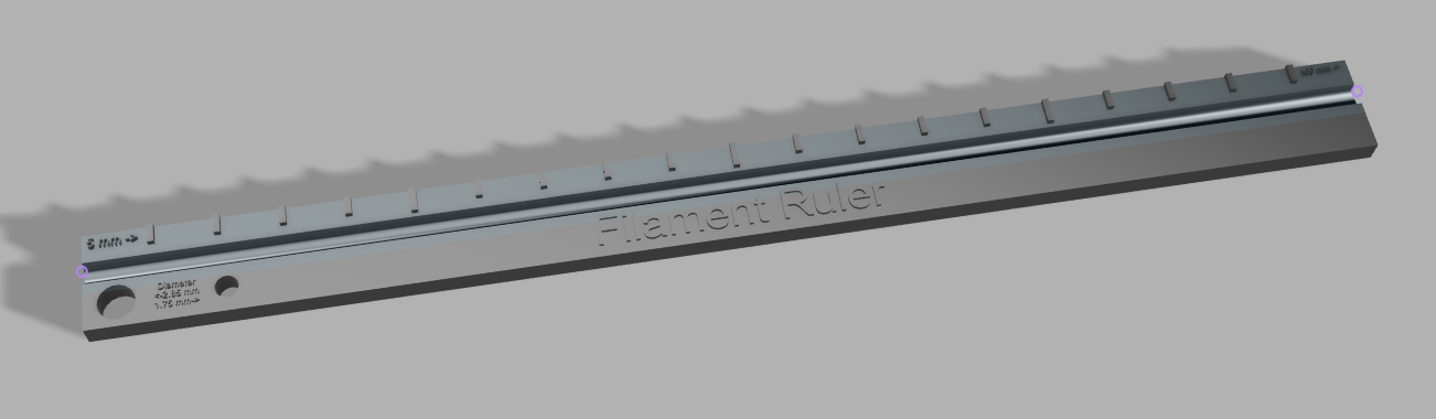 Filament Ruler Filament Ruler by MetaTrumpet | Download free STL model | Printables.com