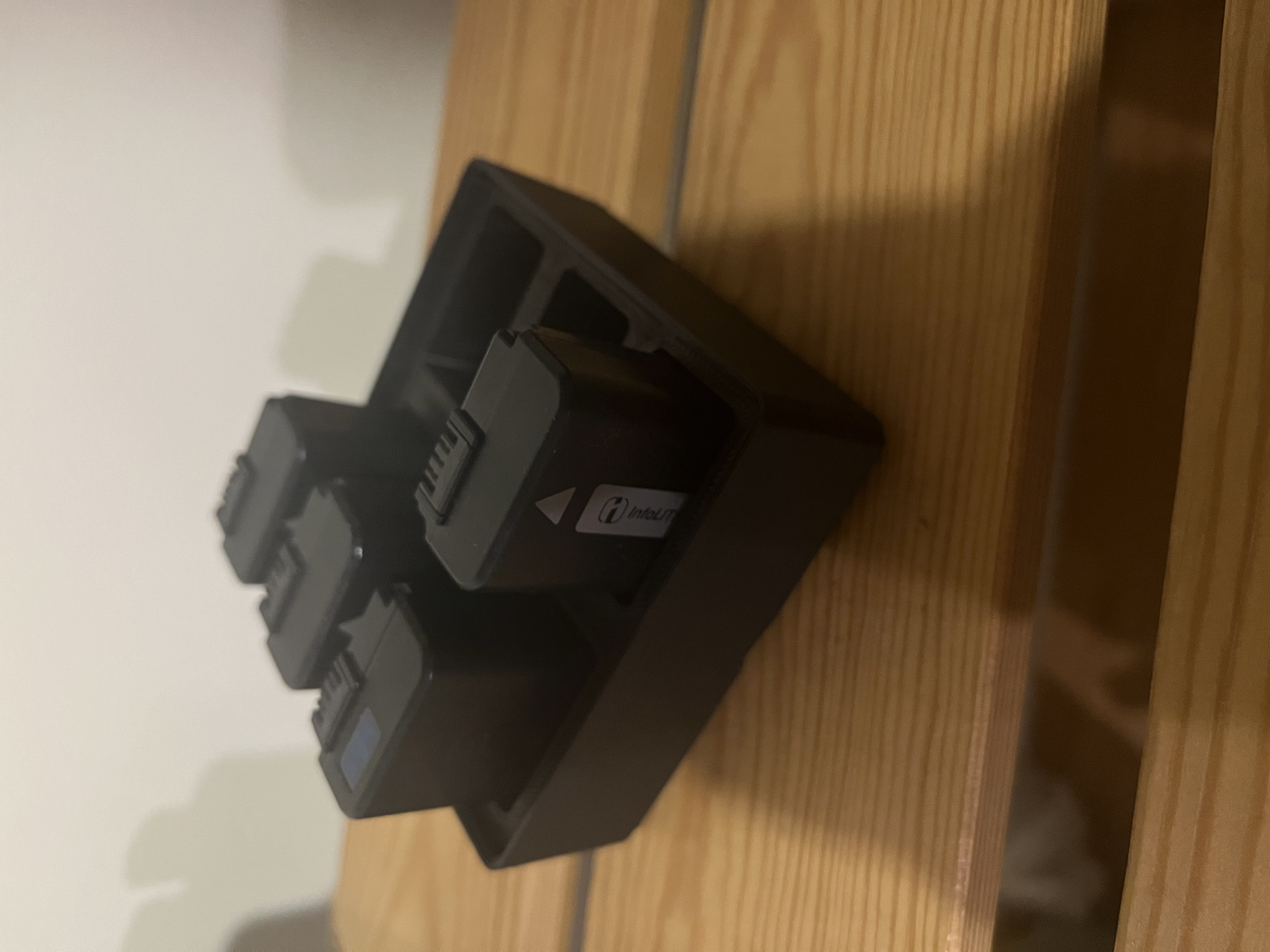 Gridfinity Sony NP-FW50 Battery Storage 3D model thumbnail