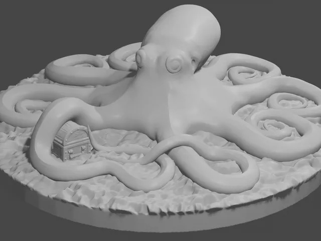 Octopus with base