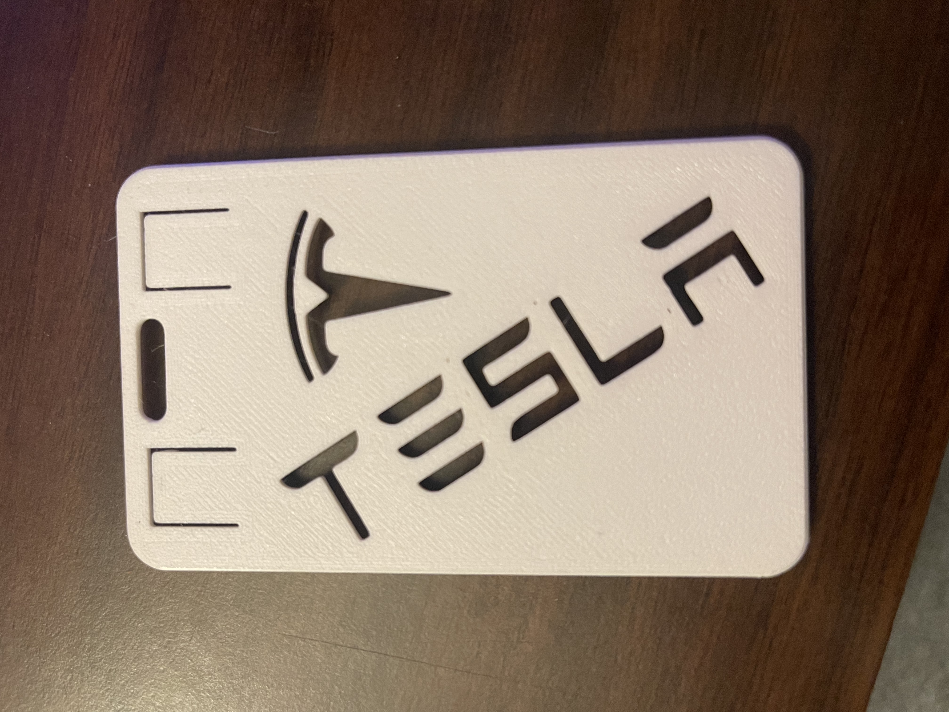 Tesla Badge Holder