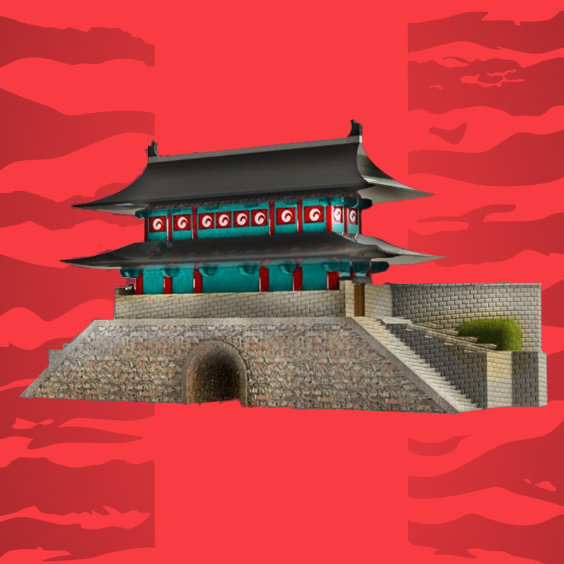 Namdaemun Sungnyemun Gate Seoul South Korea By Miniworld3d