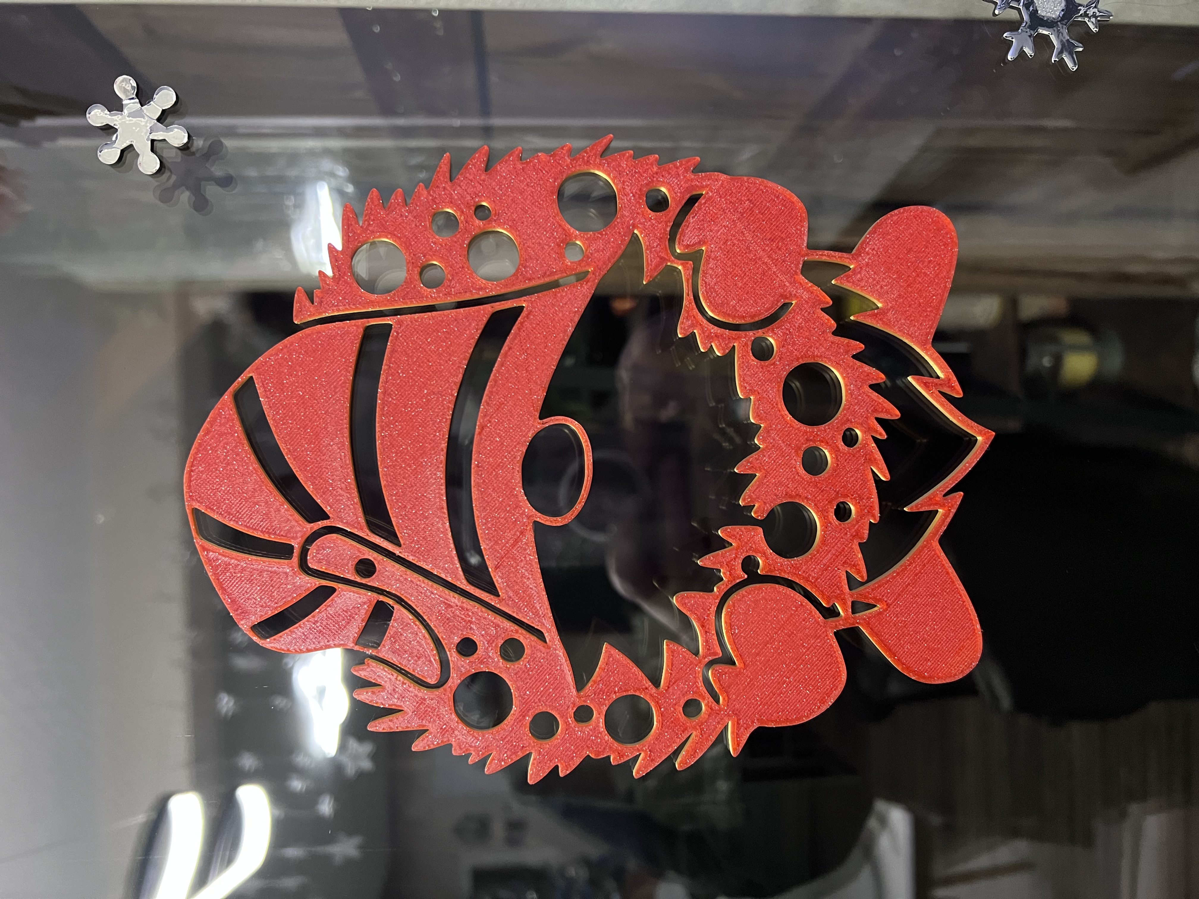 Gnome couronne de Noel