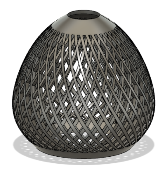 Miniatura 3 do modelo 3D Hanging Lampshade