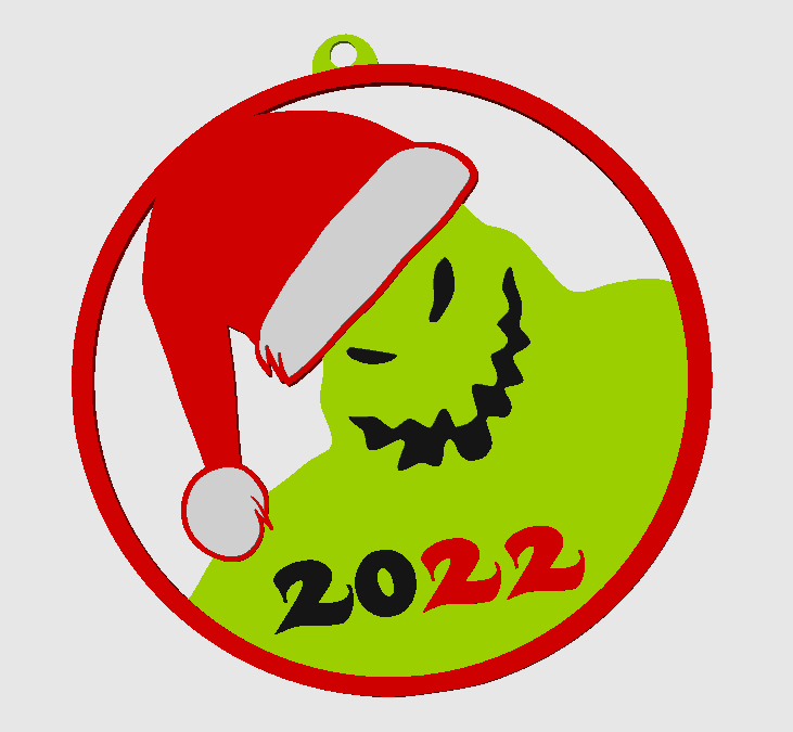 Ornament - Santa Oogie Boogie 2022