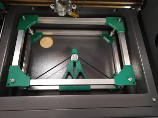 Manual adjustable bed for Co2 Laser (k40) by SrFerrete, Download free STL  model