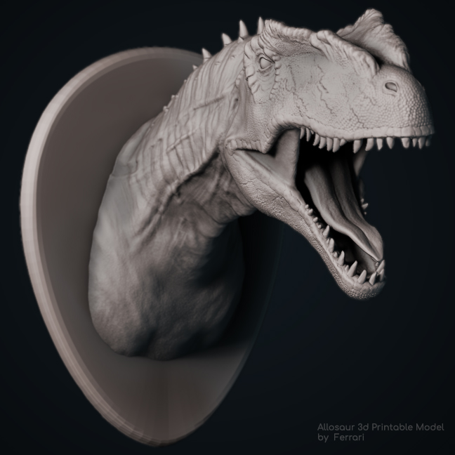 Allosaurus Head