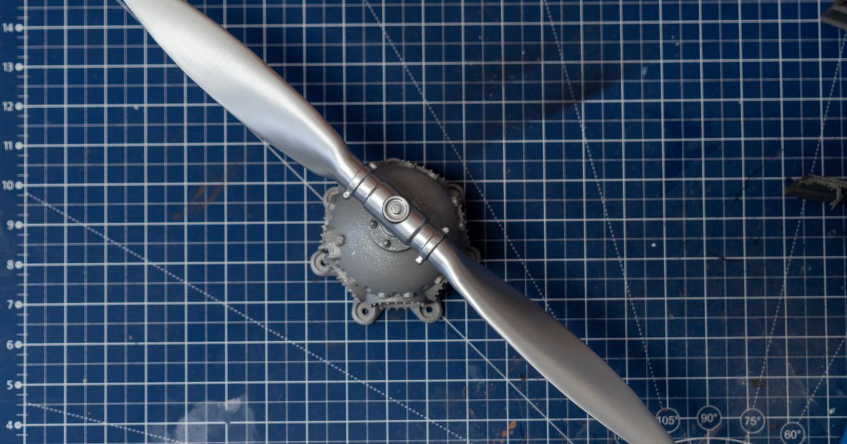 Hamilton Standard aircraft propeller by Vladimir Kafka Download free STL model