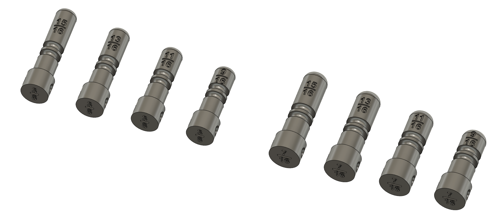 Dowel Pin Gauges by Ghrrum Download free STL model