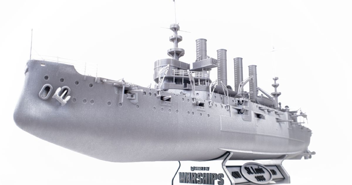 USS St Louis Official 3D Printable Model From WoWS By World Of 