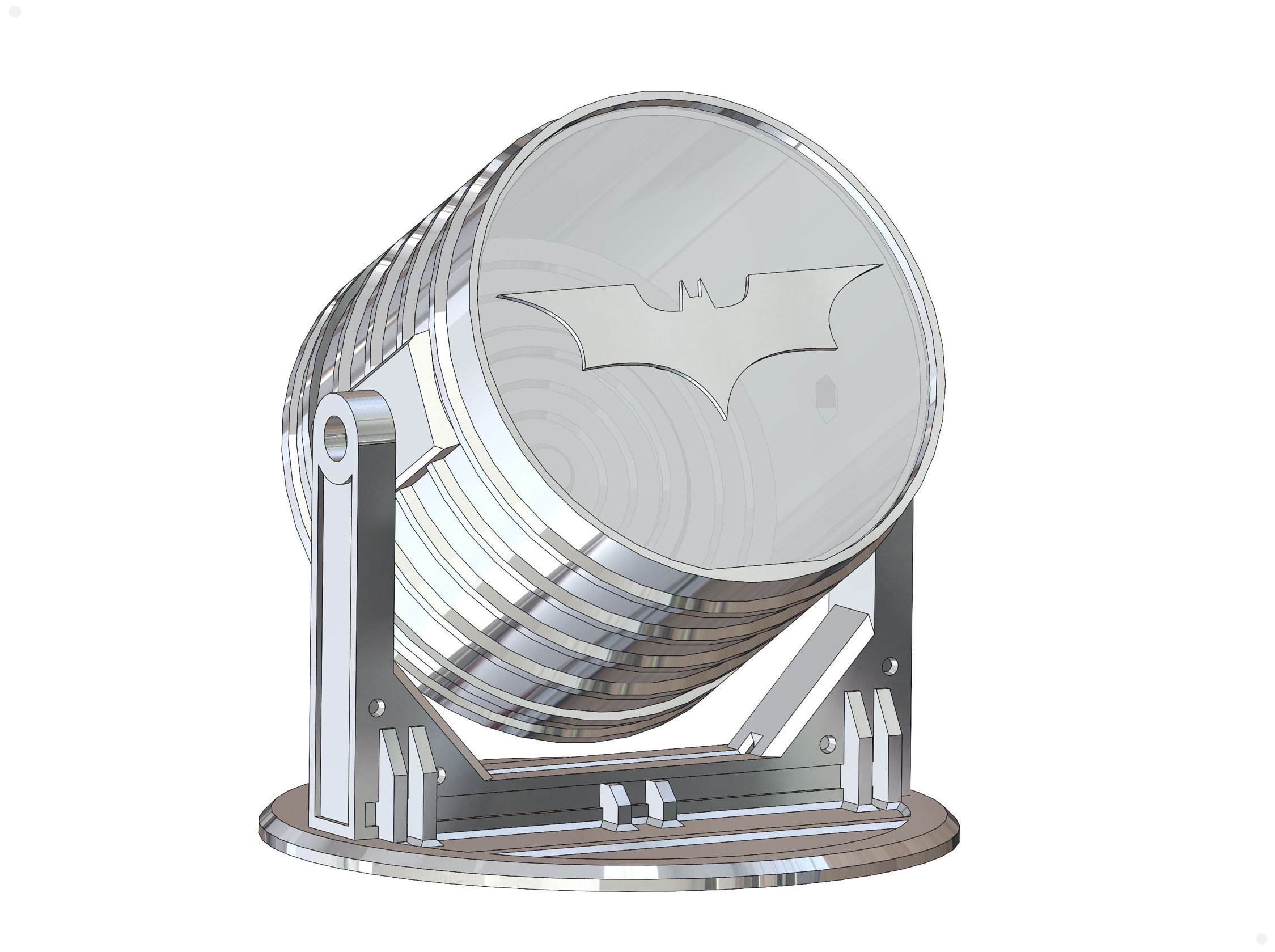 Abysse Batman 3D Keychain Bat Signal