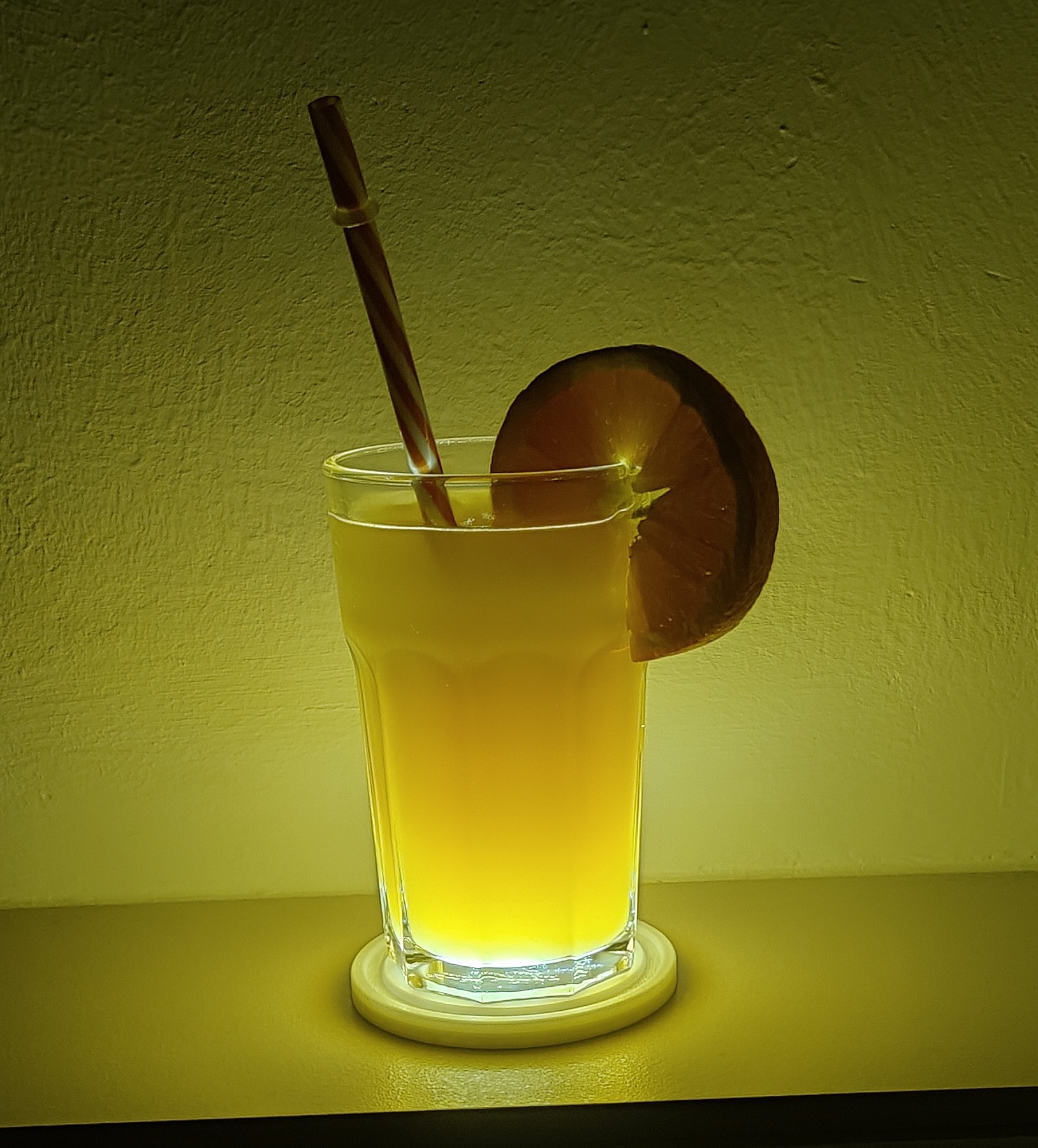 LED Diffusor Coaster for Coacktail / Drink / Bottle